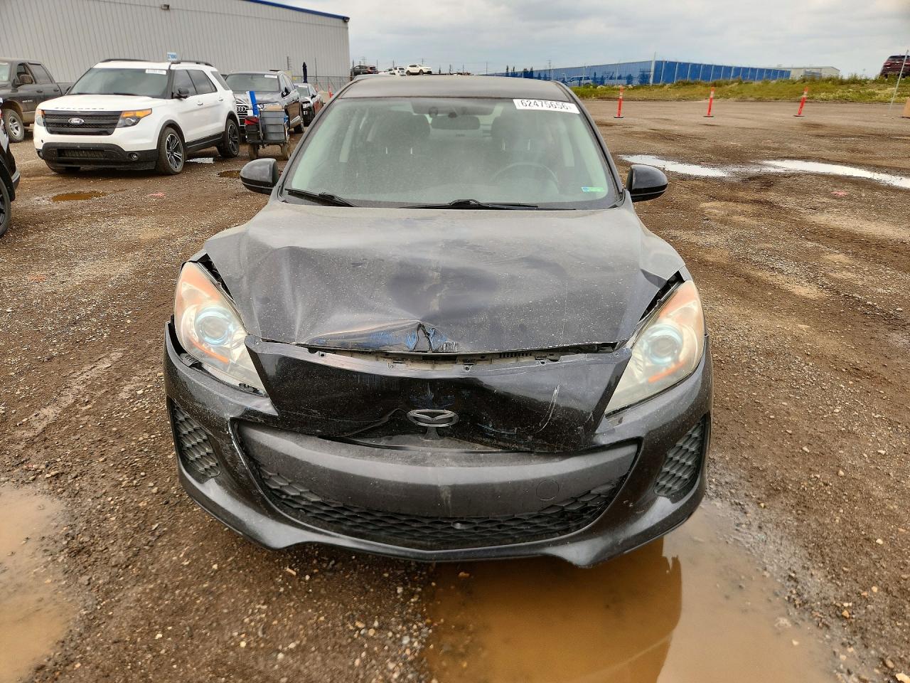 2012 Mazda 3 I Black vin: JM1BL1V76C1686491