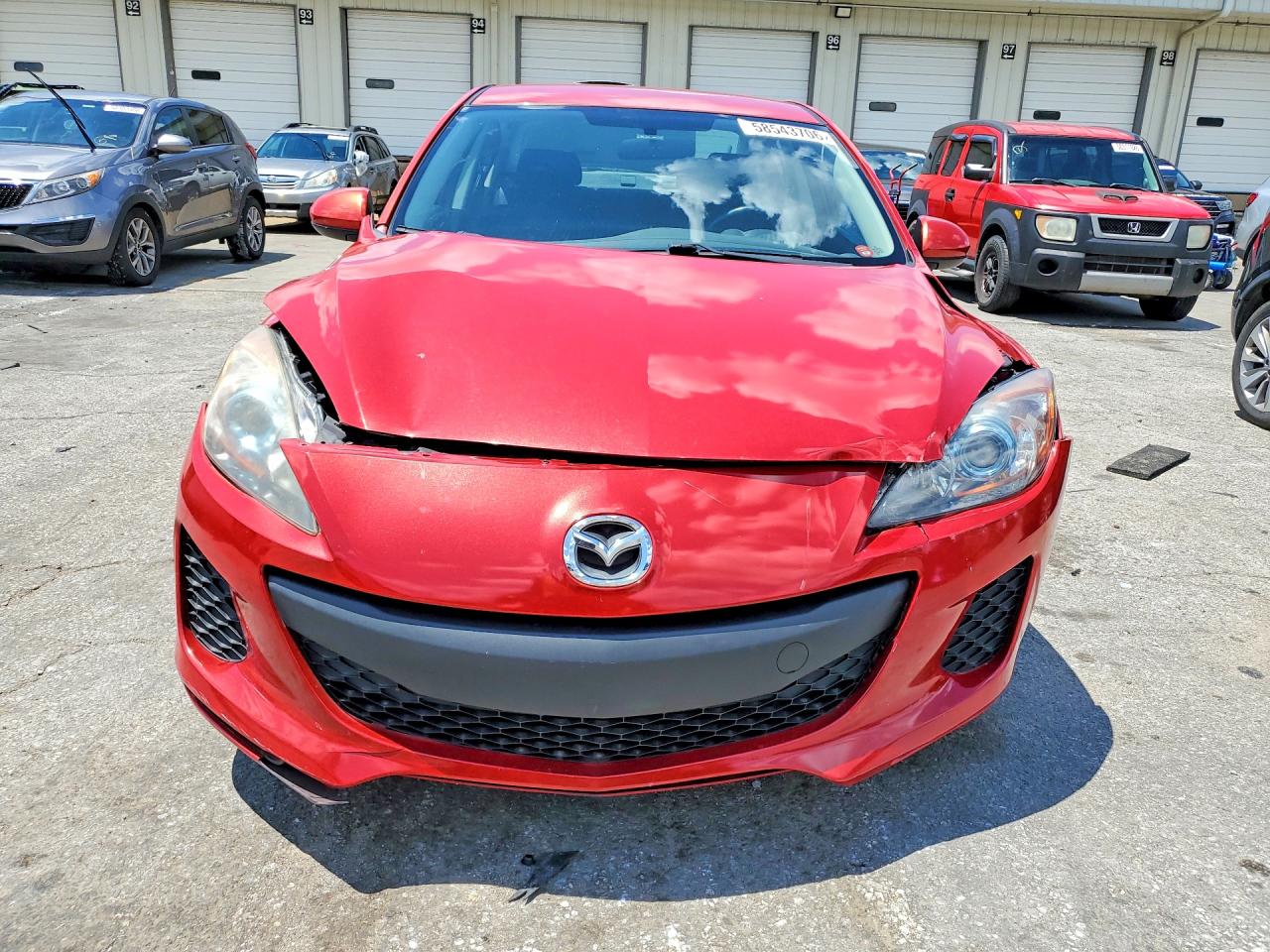 2013 Mazda 3 I Red vin: JM1BL1V76D1716543