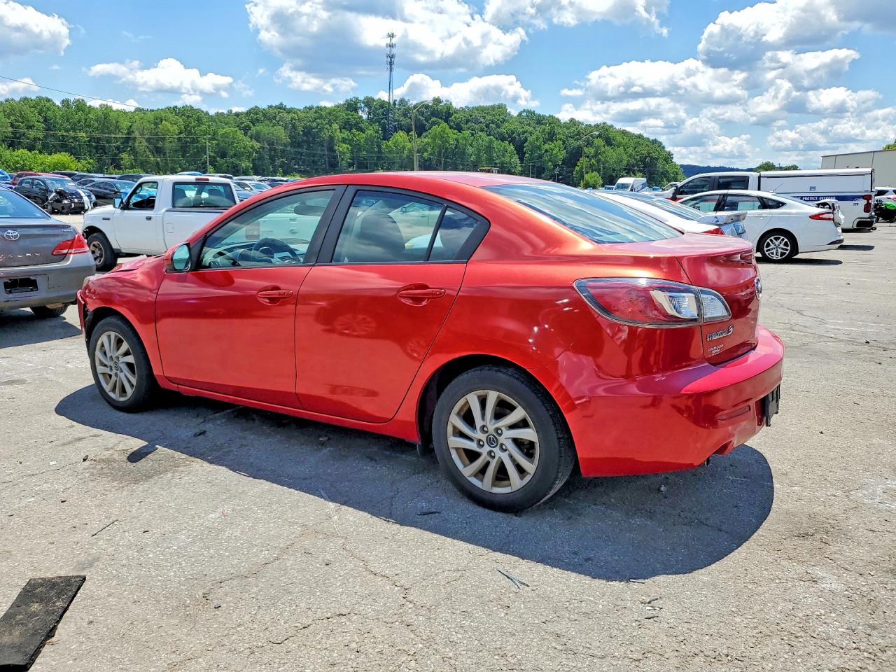2013 Mazda 3 I Red vin: JM1BL1V76D1716543