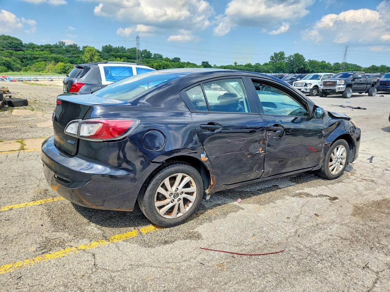 2013 Mazda 3 I Black vin: JM1BL1V76D1817095