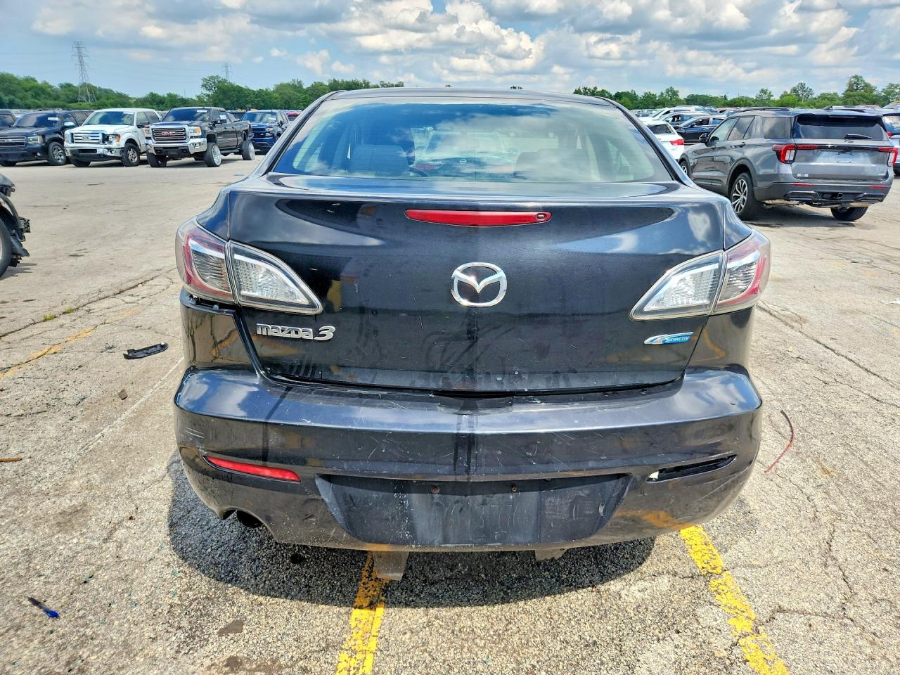 2013 Mazda 3 I Black vin: JM1BL1V76D1817095