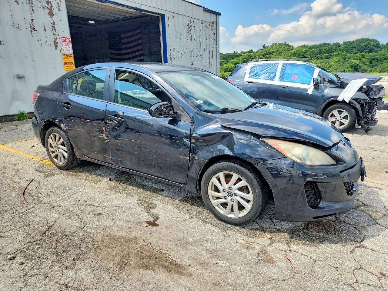 2013 Mazda 3 I Black vin: JM1BL1V76D1817095