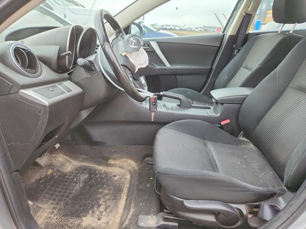 2013 Mazda 3 I Gray vin: JM1BL1V76D1828890