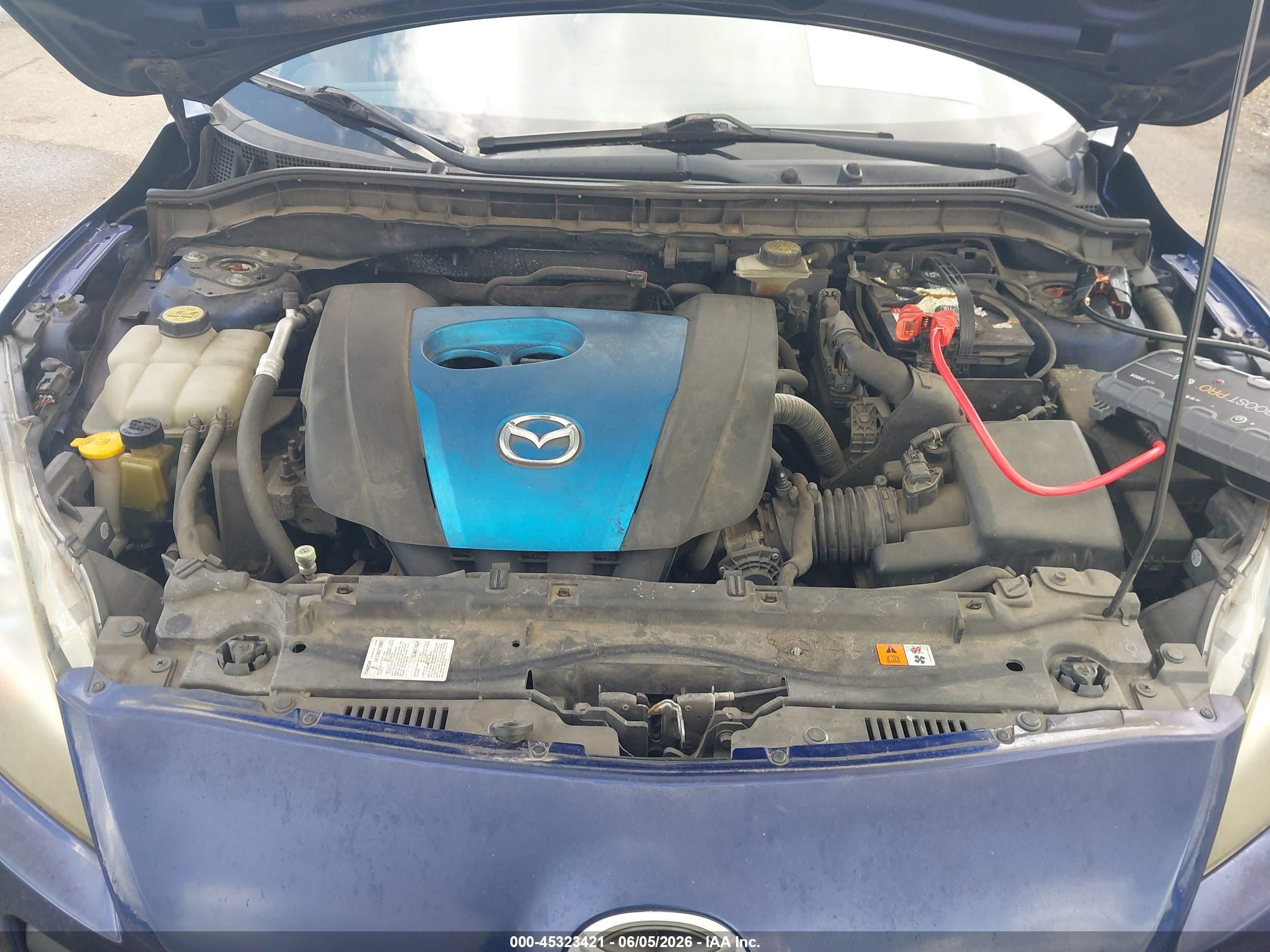 2012 Mazda Mazda3 I Touring Blue vin: JM1BL1V77C1553027
