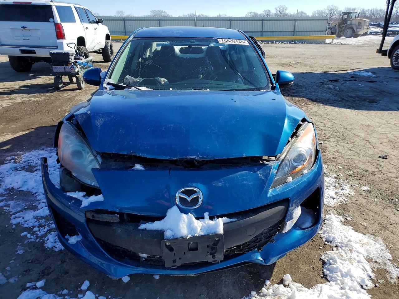 2012 Mazda 3 Blue vin: JM1BL1V77C1607474
