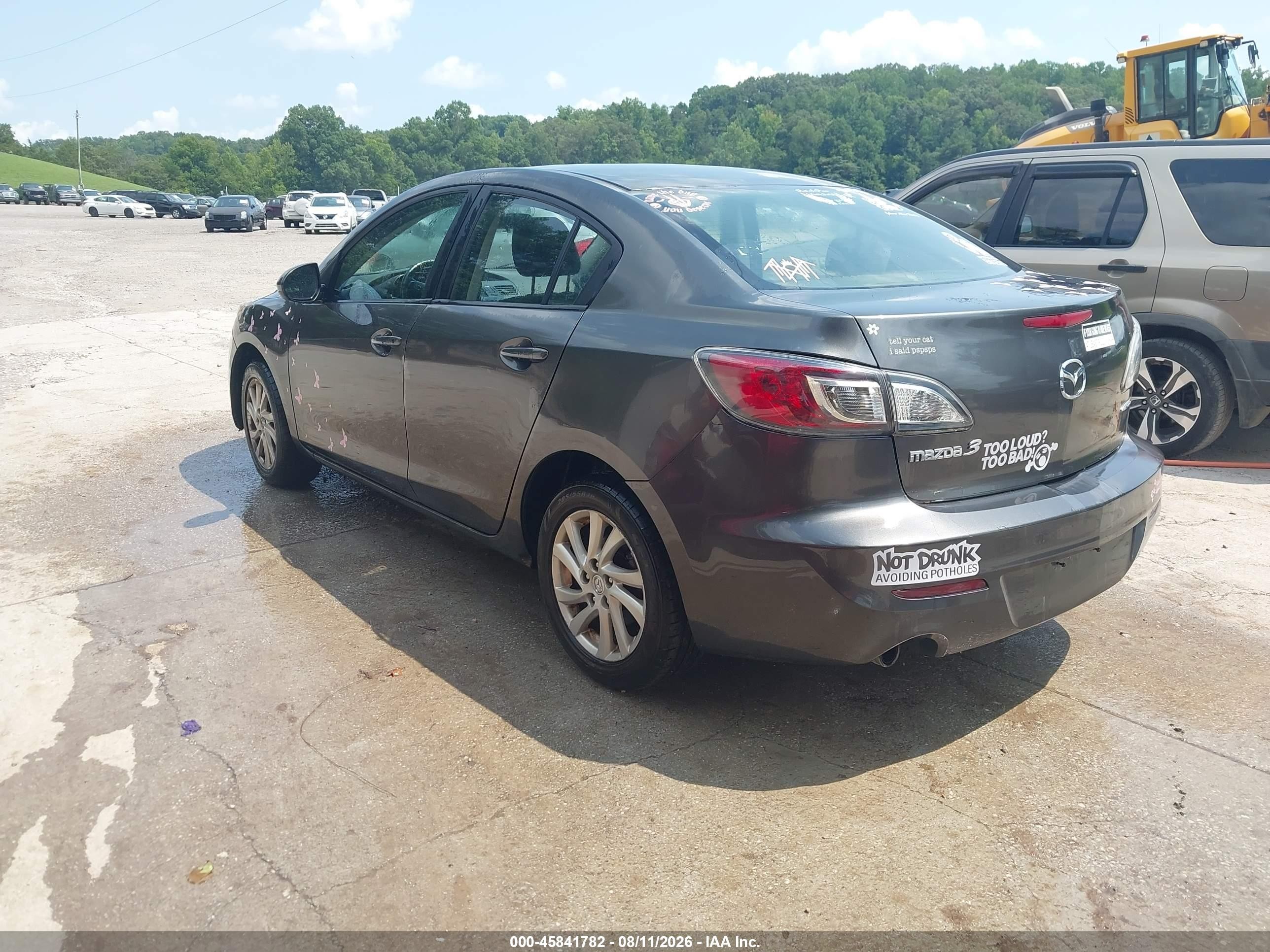 2012 Mazda Mazda3 I Touring Gray vin: JM1BL1V77C1618684