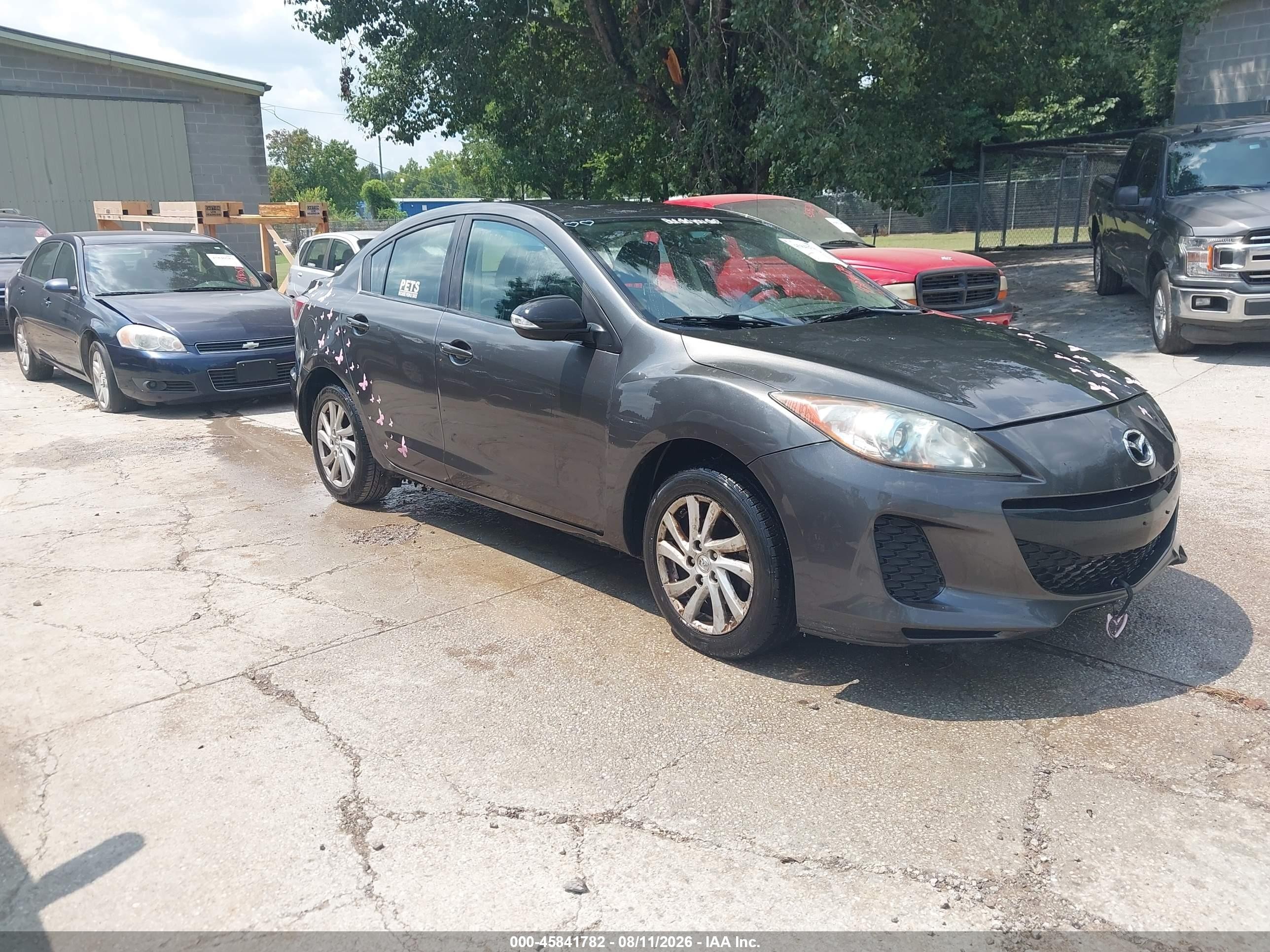 2012 Mazda Mazda3 I Touring Gray vin: JM1BL1V77C1618684