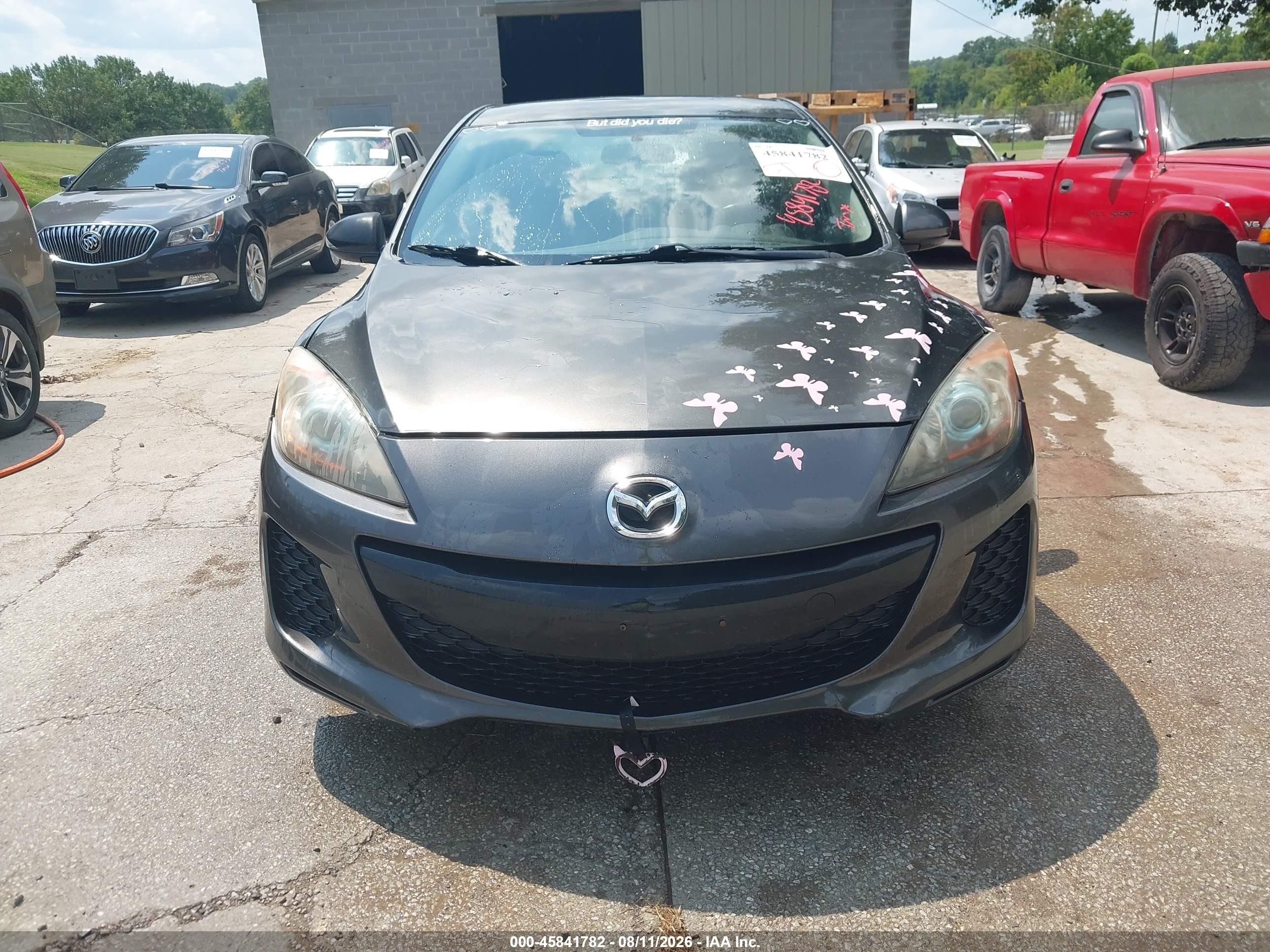 2012 Mazda Mazda3 I Touring Gray vin: JM1BL1V77C1618684