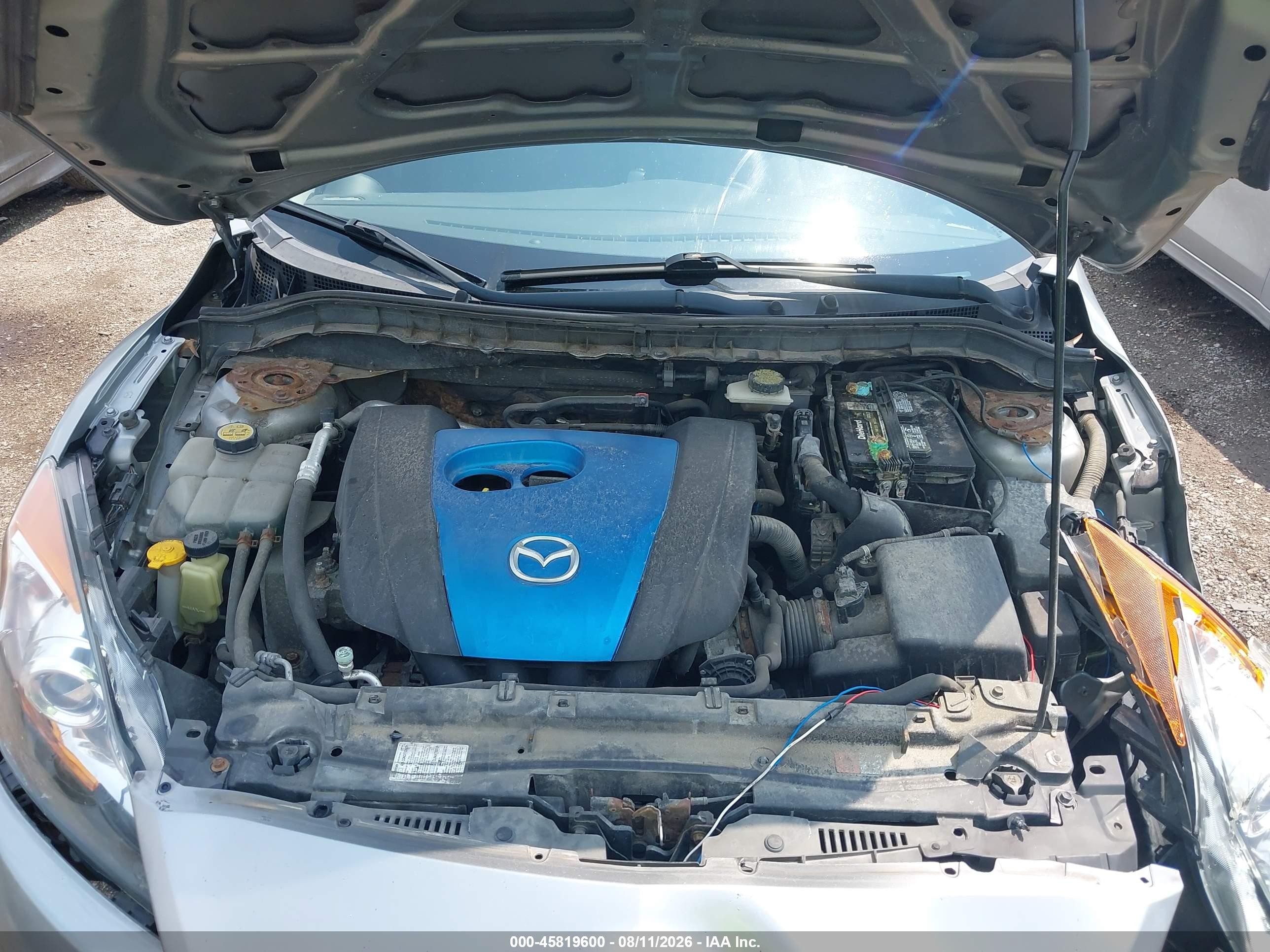 2012 Mazda Mazda3 I Touring Серебряный vin: JM1BL1V77C1631340