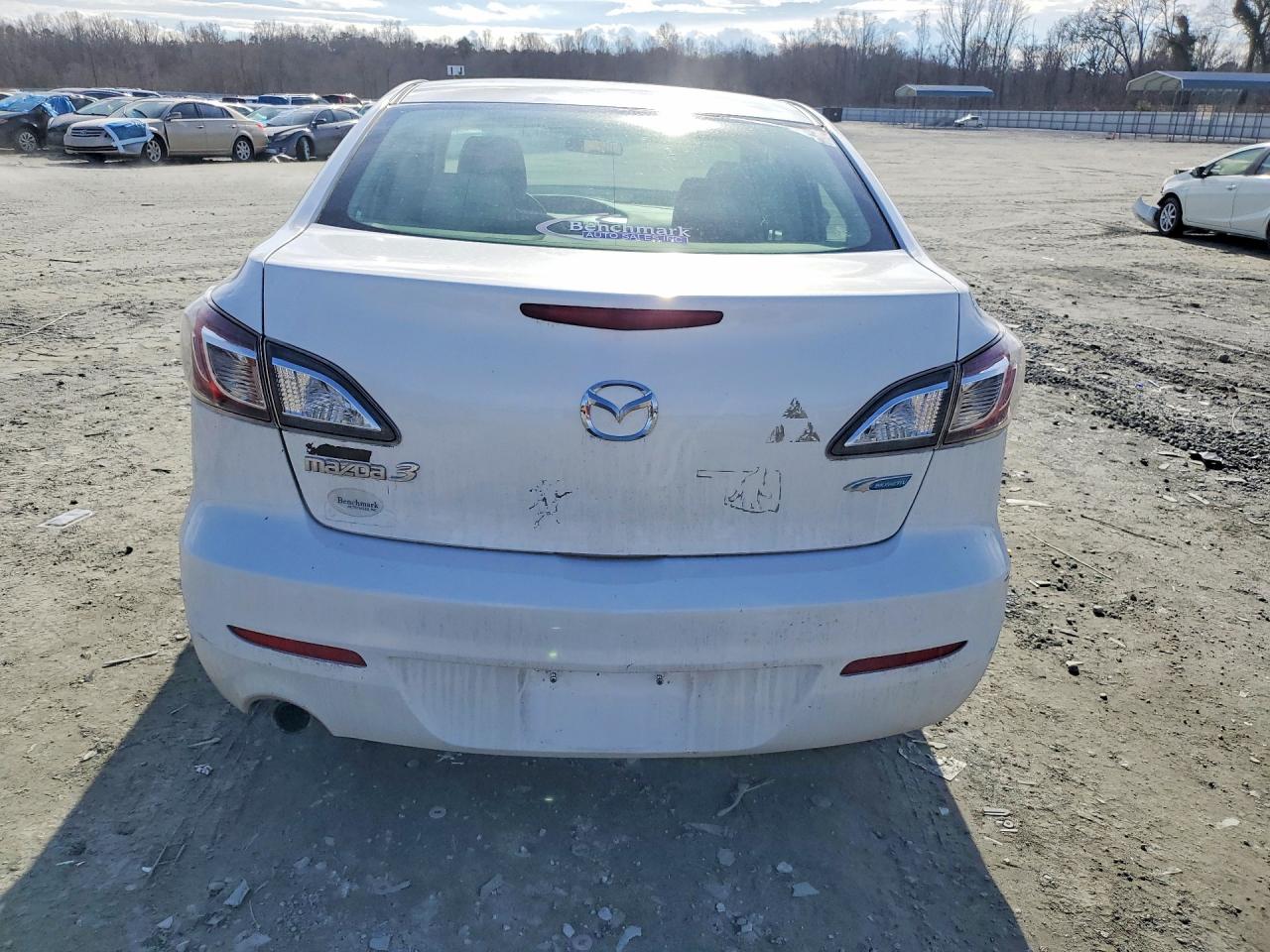 2012 Mazda 3 I White vin: JM1BL1V77C1695250