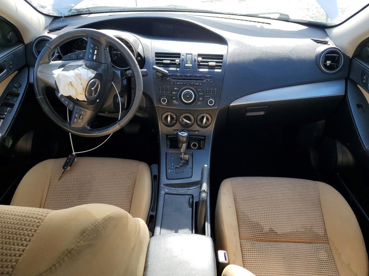 2012 Mazda 3 I White vin: JM1BL1V77C1695250