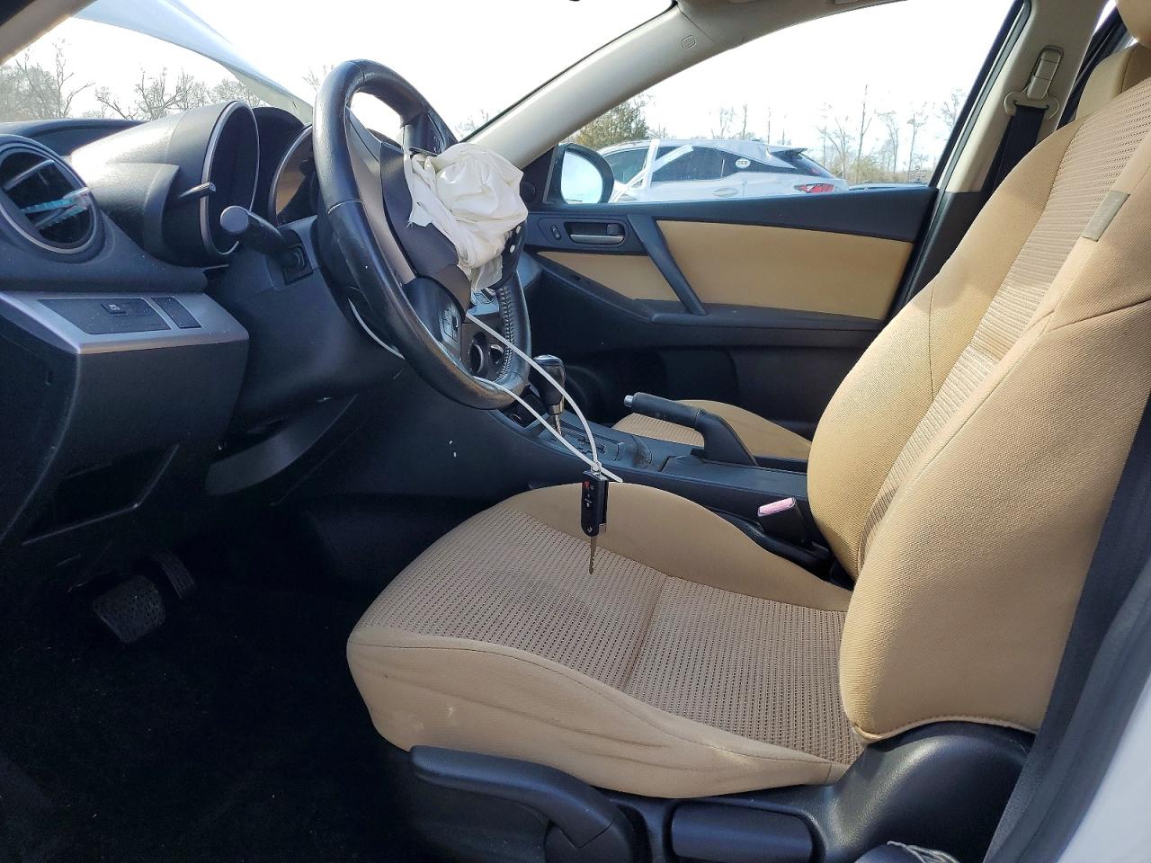 2012 Mazda 3 I White vin: JM1BL1V77C1695250