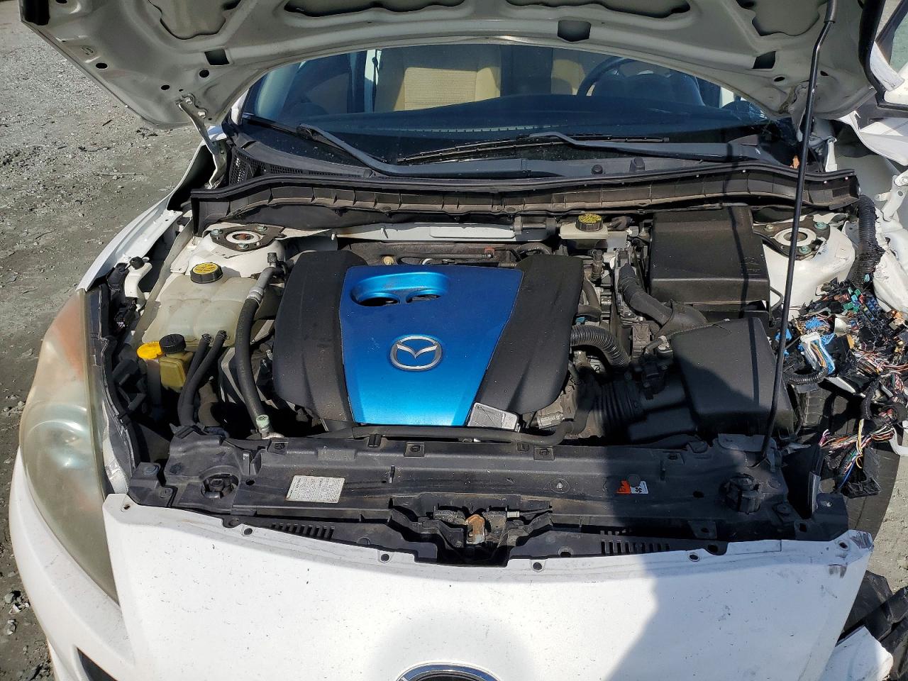 2012 Mazda 3 I White vin: JM1BL1V77C1695250