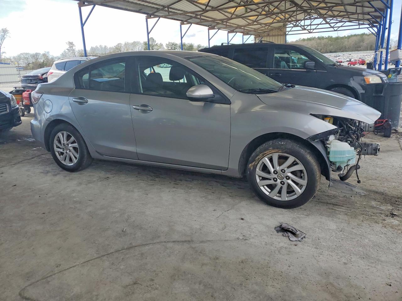 2012 Mazda 3 I Серый vin: JM1BL1V77C1695426