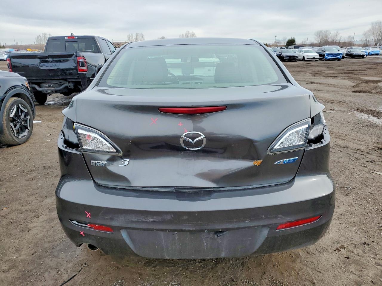 2013 Mazda 3 Gs Gray vin: JM1BL1V77D1849599