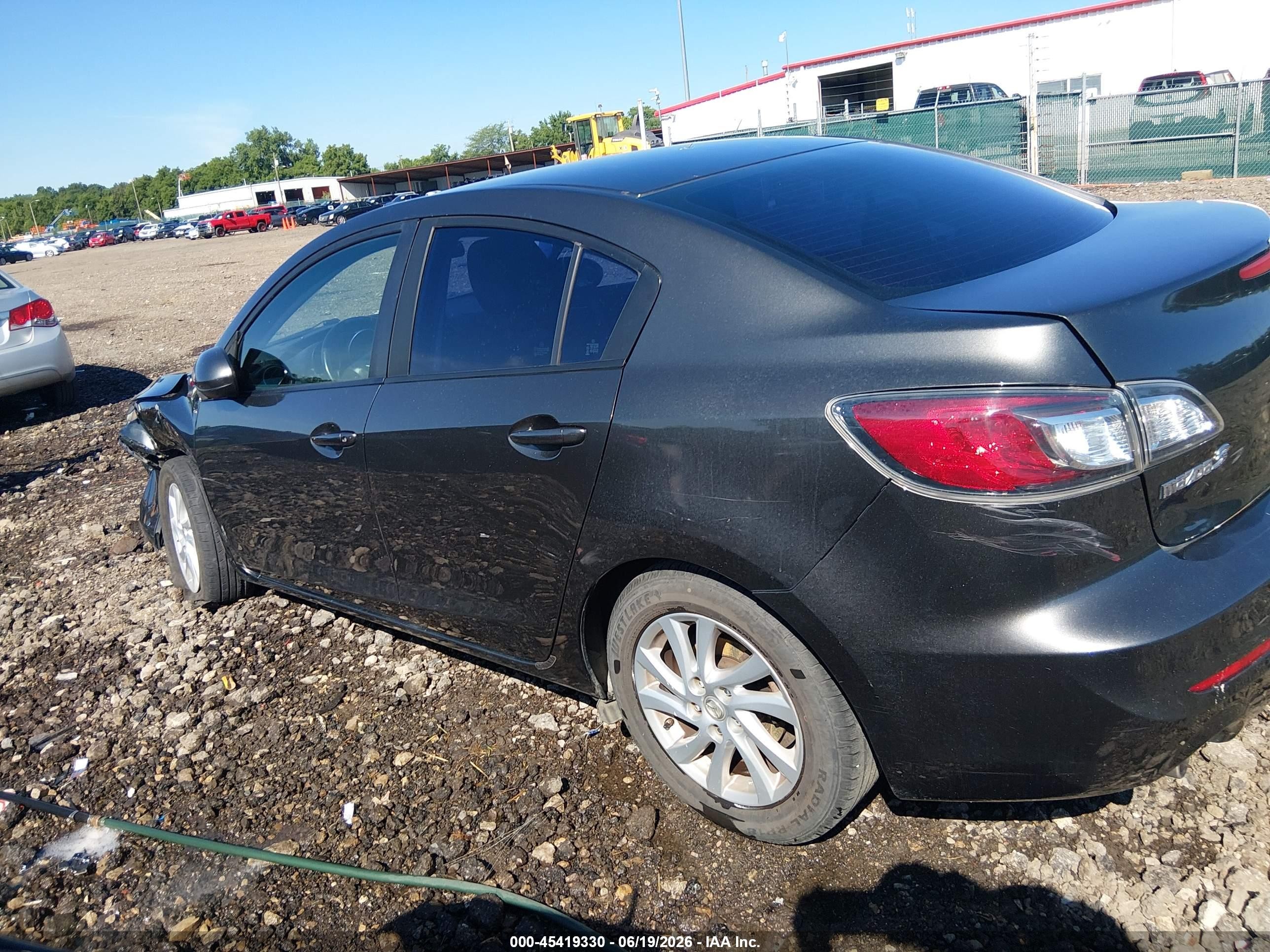 2012 Mazda Mazda3 I Touring Gray vin: JM1BL1V78C1522417
