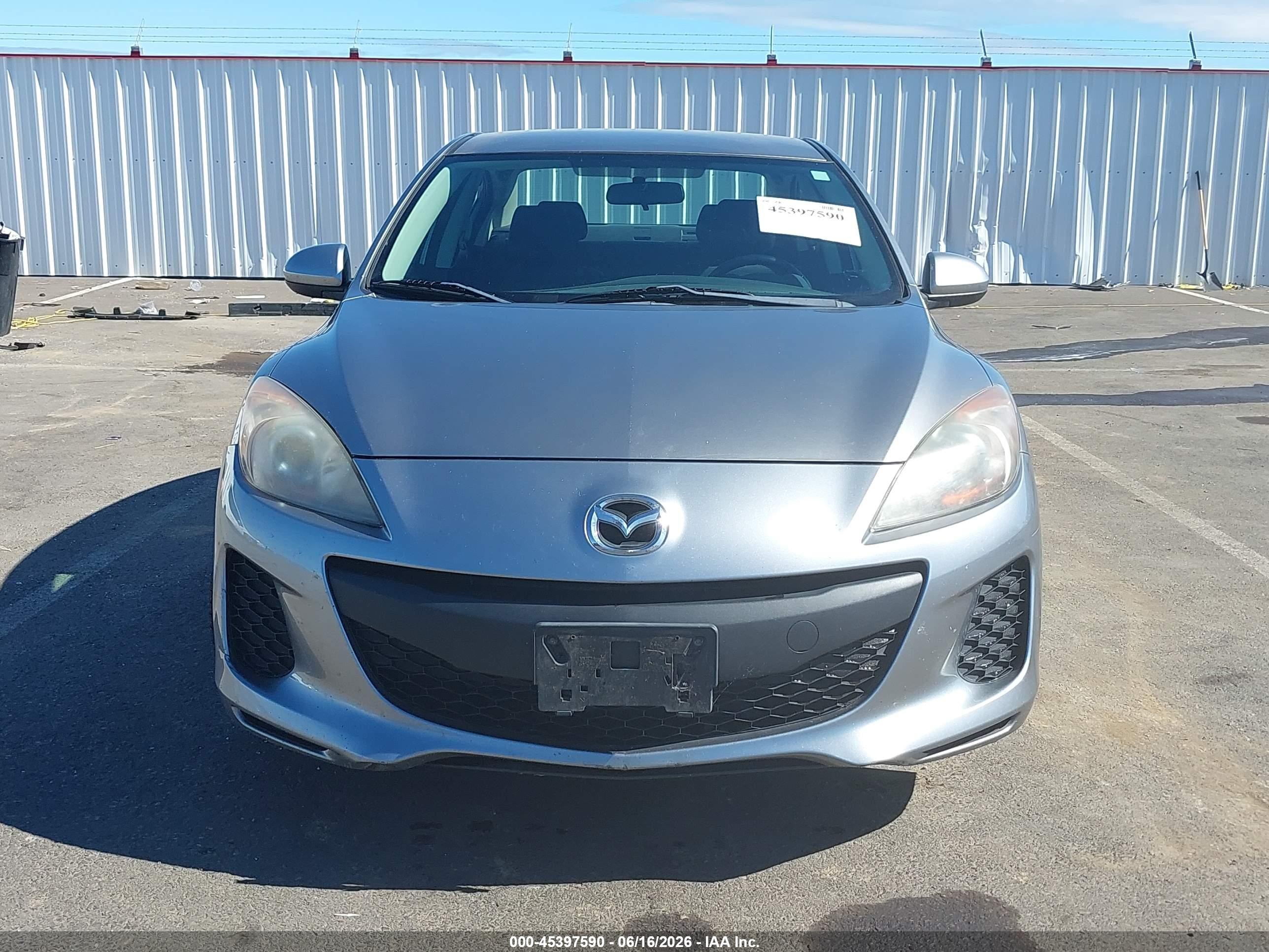 2012 Mazda Mazda3 I Touring Gray vin: JM1BL1V78C1658191