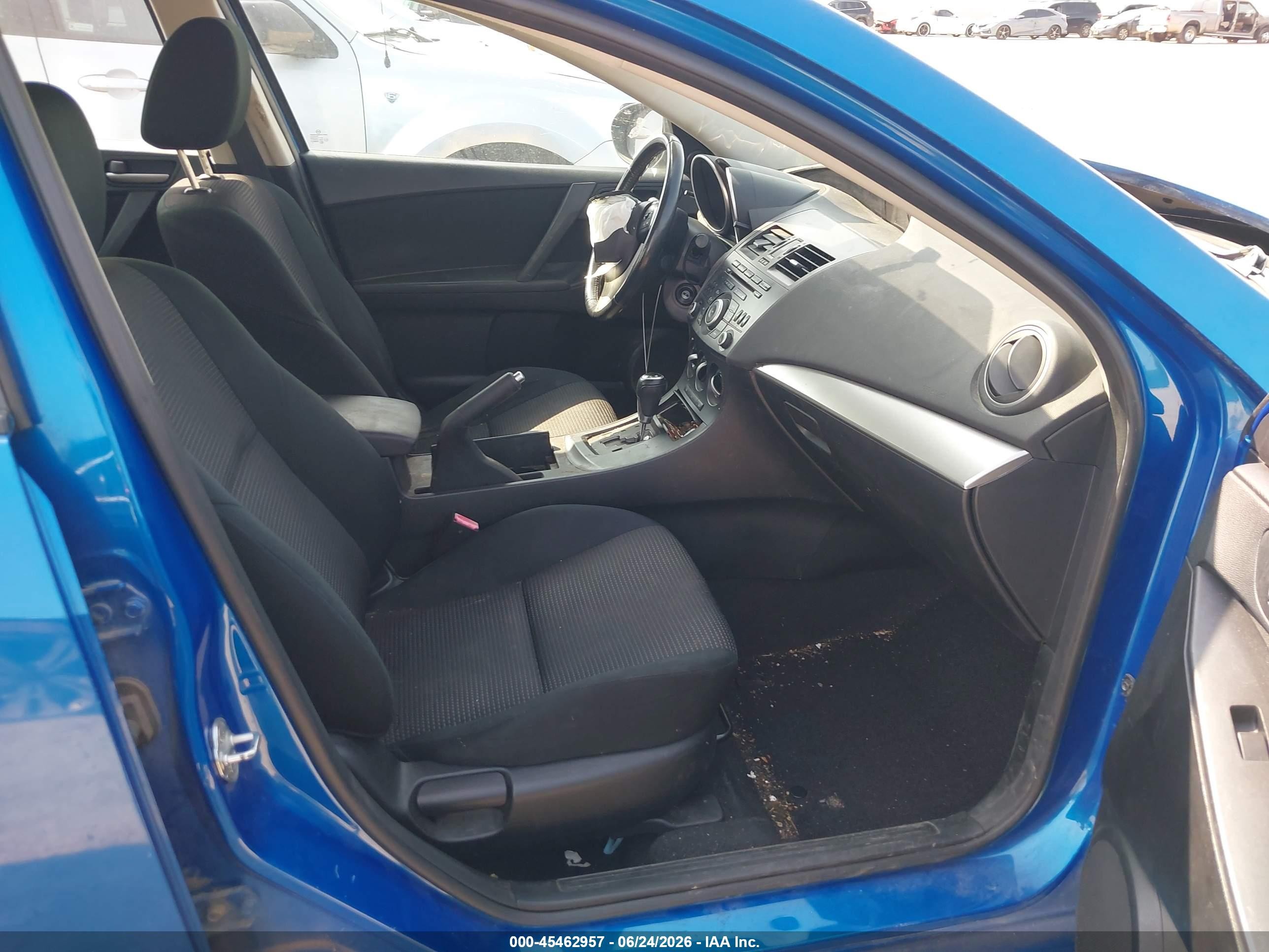 2012 Mazda Mazda3 I Touring Blue vin: JM1BL1V78C1695466