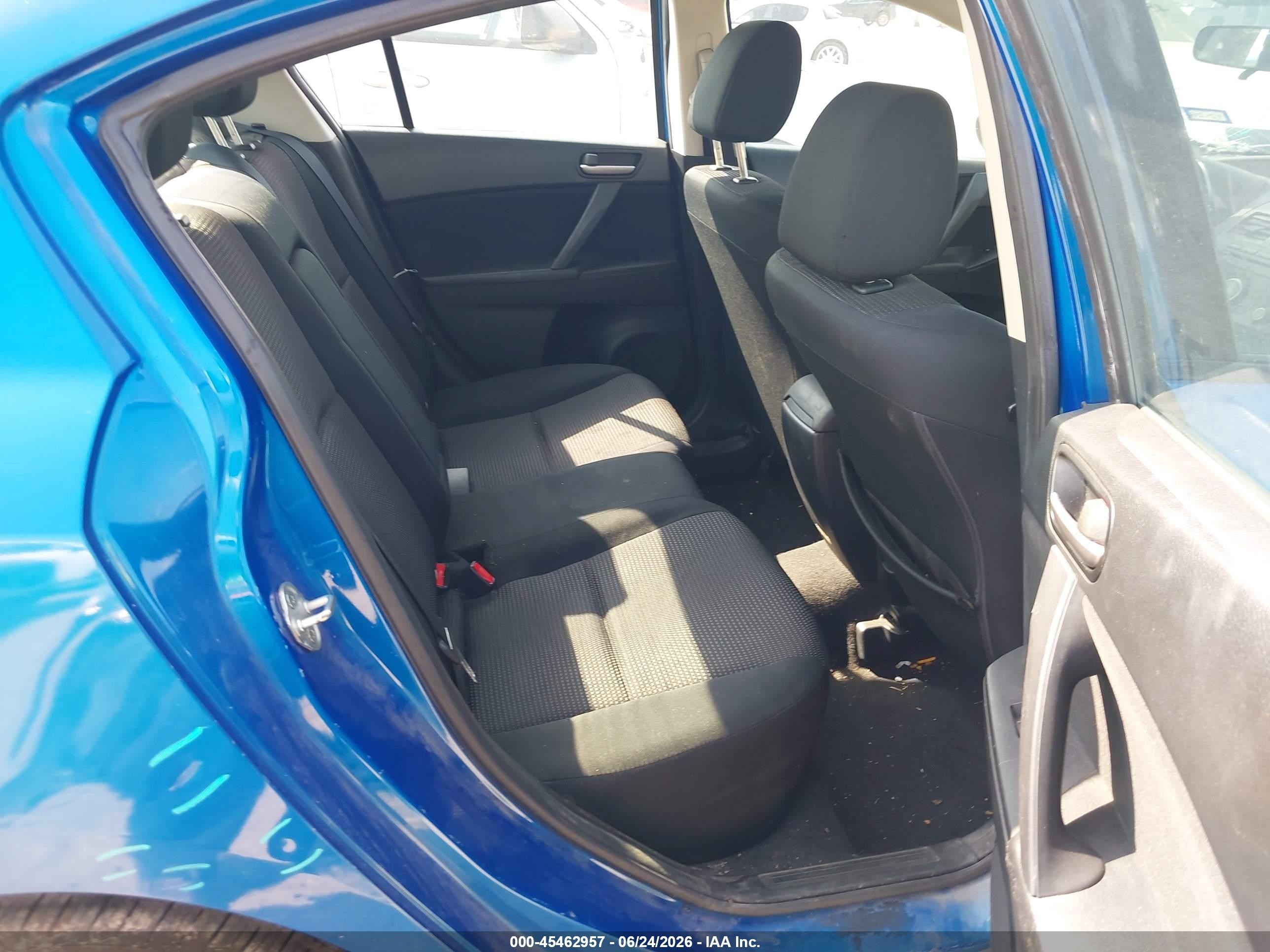 2012 Mazda Mazda3 I Touring Blue vin: JM1BL1V78C1695466