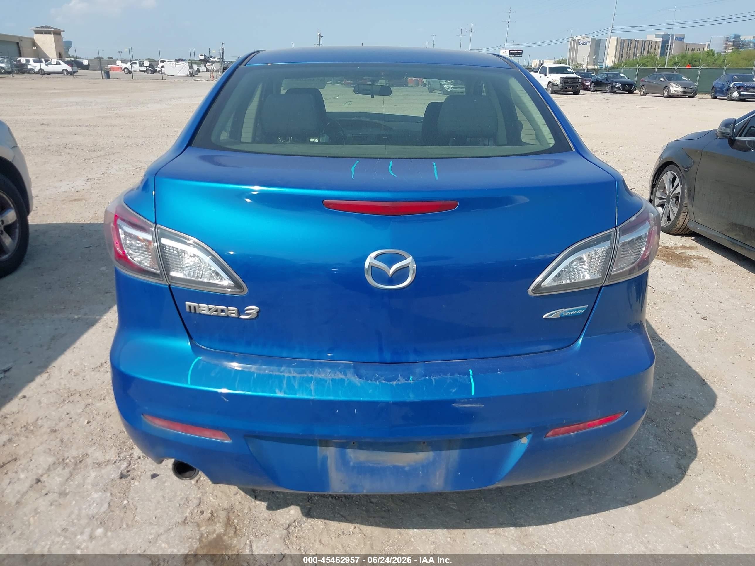 2012 Mazda Mazda3 I Touring Blue vin: JM1BL1V78C1695466