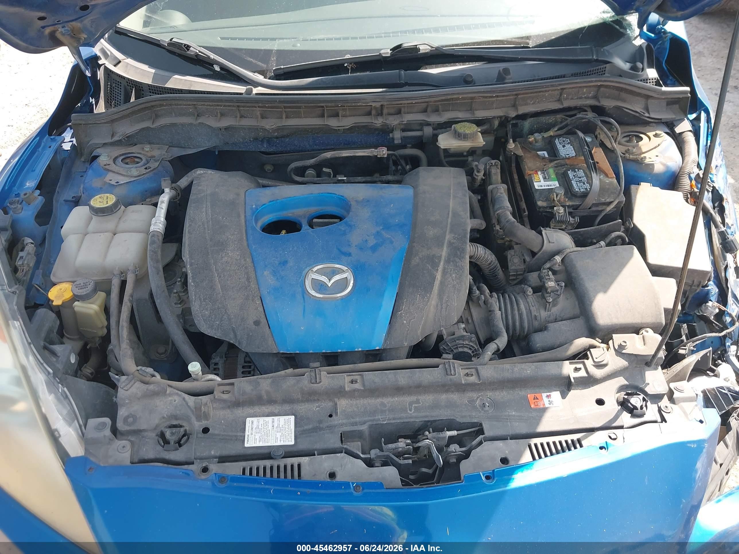 2012 Mazda Mazda3 I Touring Blue vin: JM1BL1V78C1695466