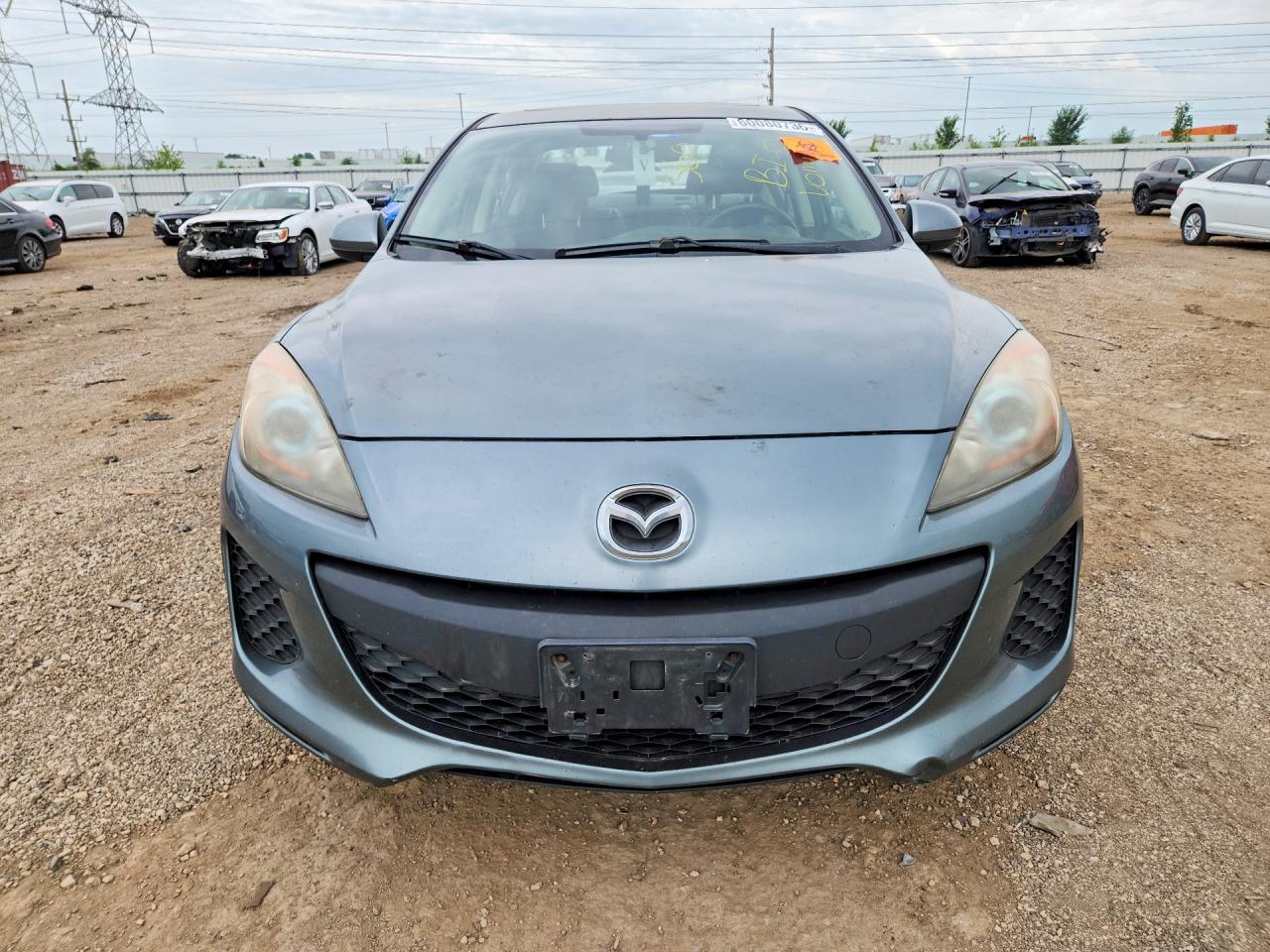 2012 Mazda 3 I Gray vin: JM1BL1V79C1529344