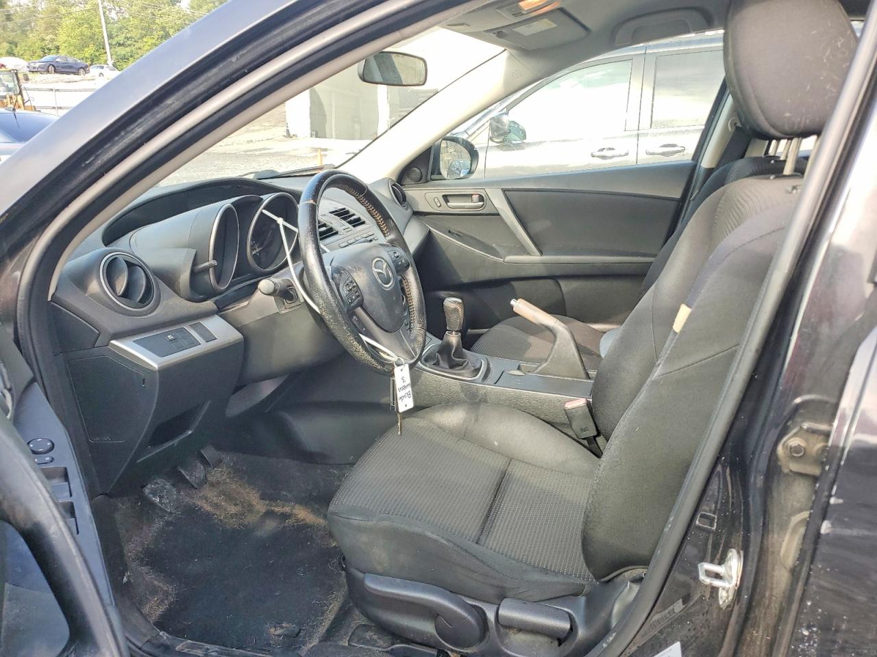 2012 Mazda 3 I Black vin: JM1BL1V79C1592671