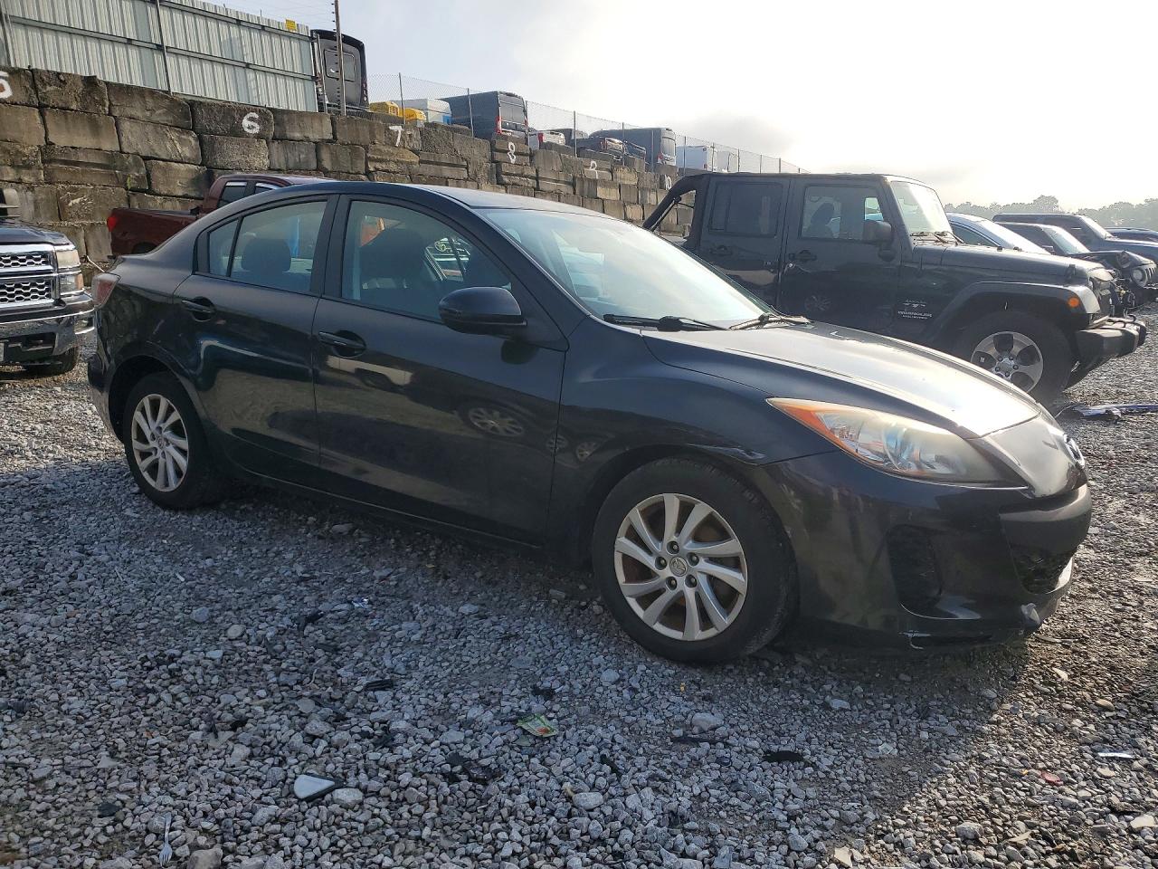 2012 Mazda 3 I Black vin: JM1BL1V79C1592671