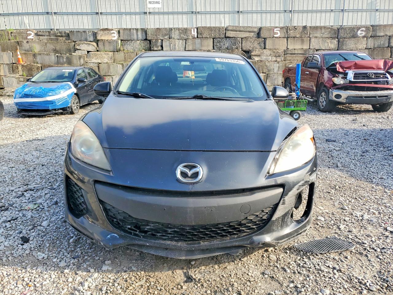 2012 Mazda 3 I Black vin: JM1BL1V79C1592671