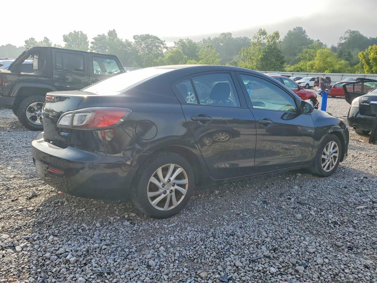 2012 Mazda 3 I Black vin: JM1BL1V79C1592671