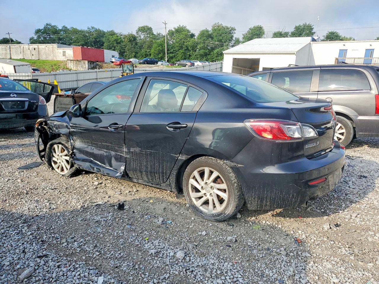 2012 Mazda 3 I Black vin: JM1BL1V79C1592671