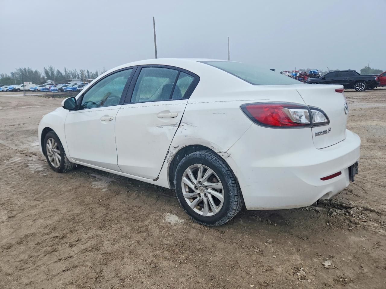 2012 Mazda 3 I White vin: JM1BL1V79C1606438