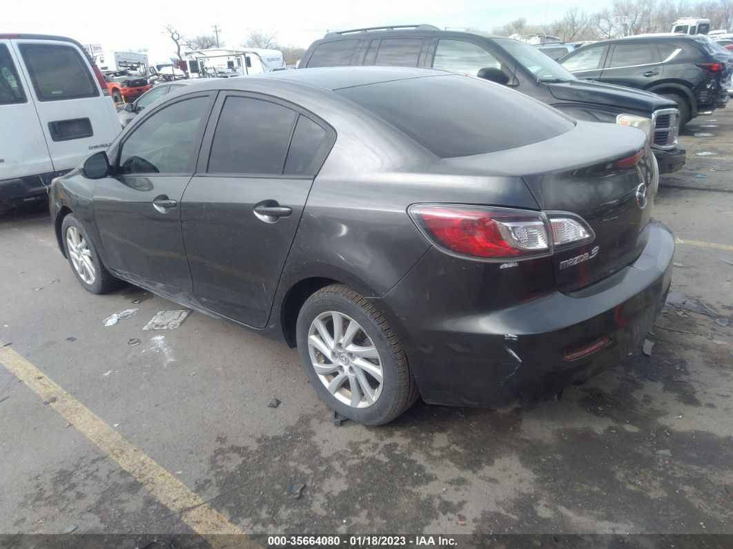 2012 Mazda Mazda3 I Touring Gray vin: JM1BL1V79C1626317