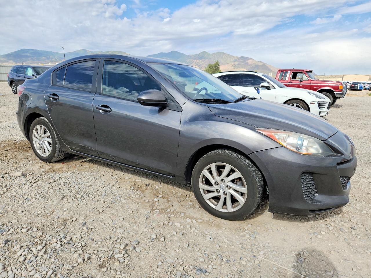 2012 Mazda 3 I Gray vin: JM1BL1V79C1626317