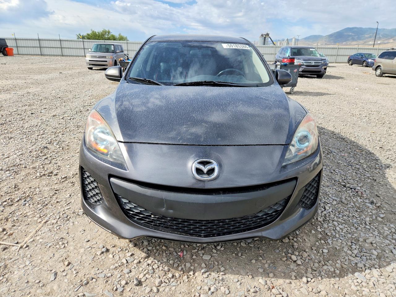 2012 Mazda 3 I Gray vin: JM1BL1V79C1626317