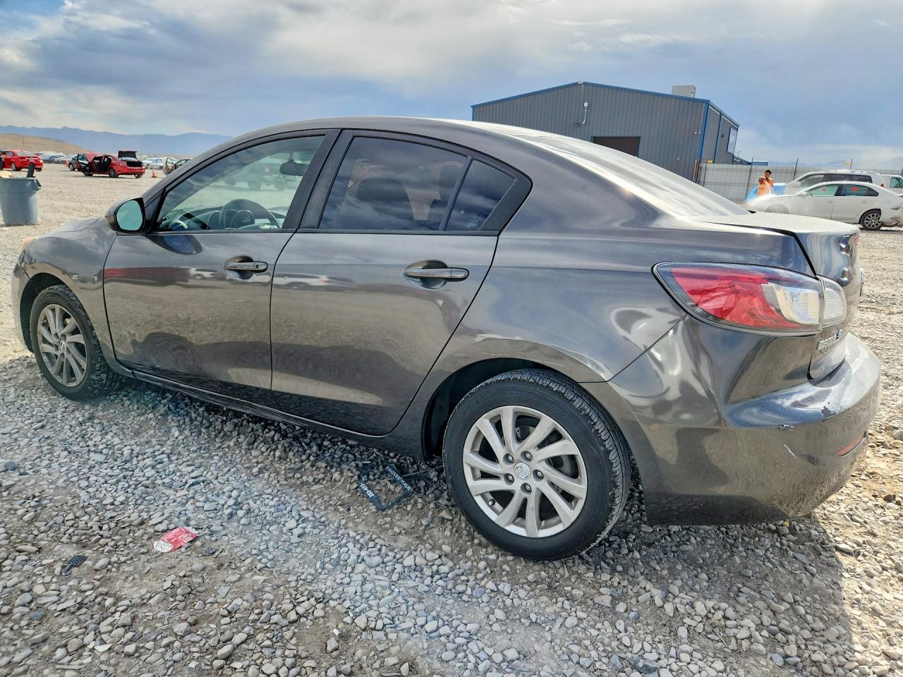 2012 Mazda 3 I Gray vin: JM1BL1V79C1626317