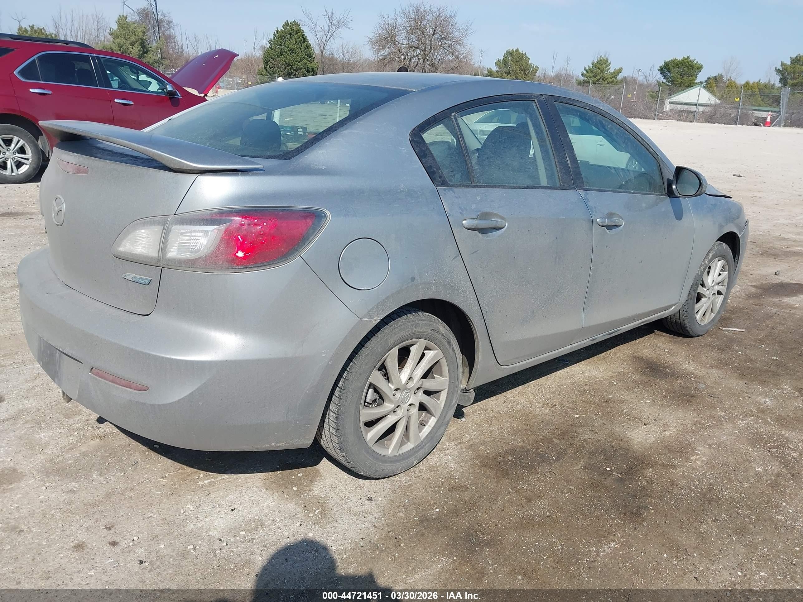 2012 Mazda Mazda3 I Touring Silver vin: JM1BL1V79C1654859