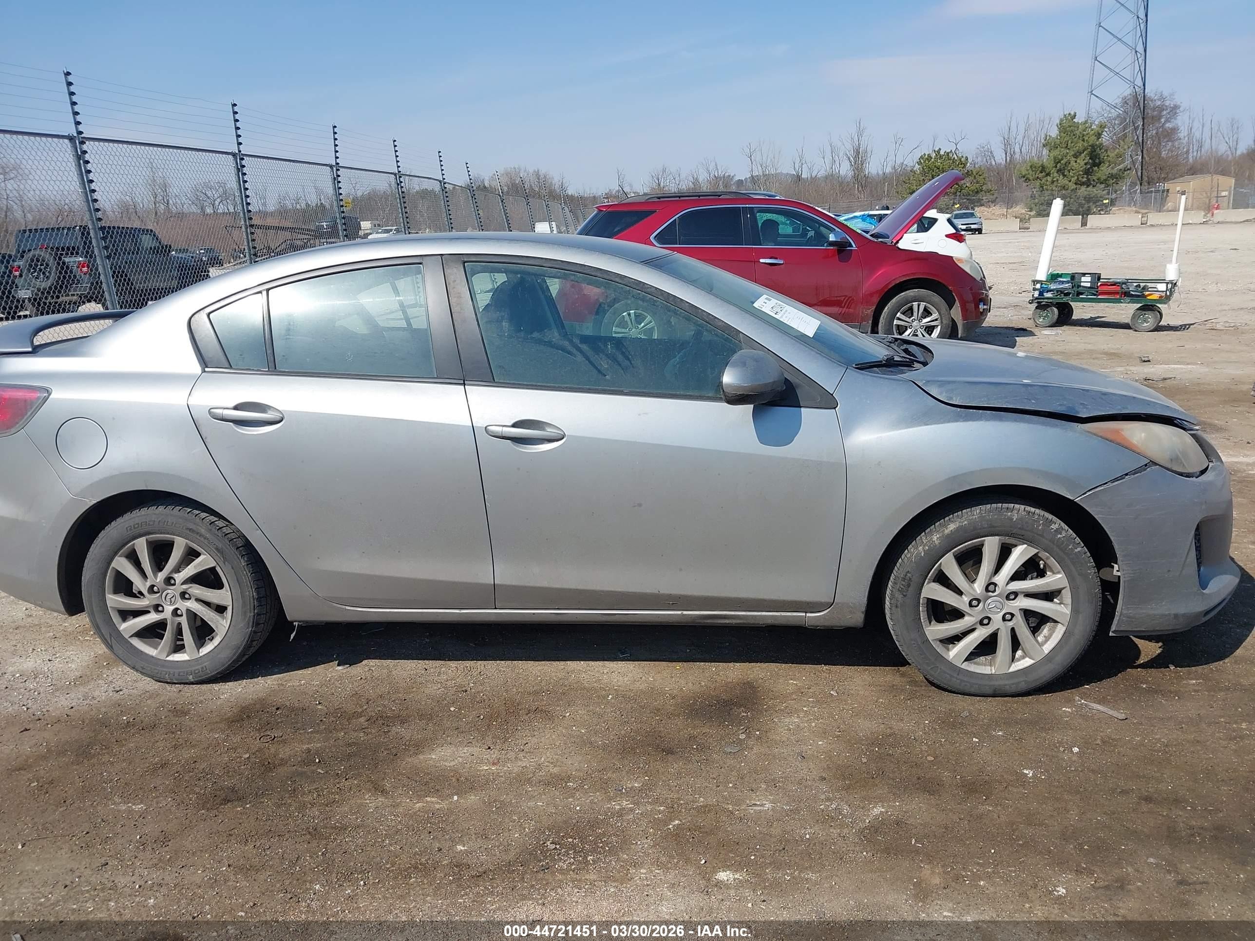 2012 Mazda Mazda3 I Touring Silver vin: JM1BL1V79C1654859