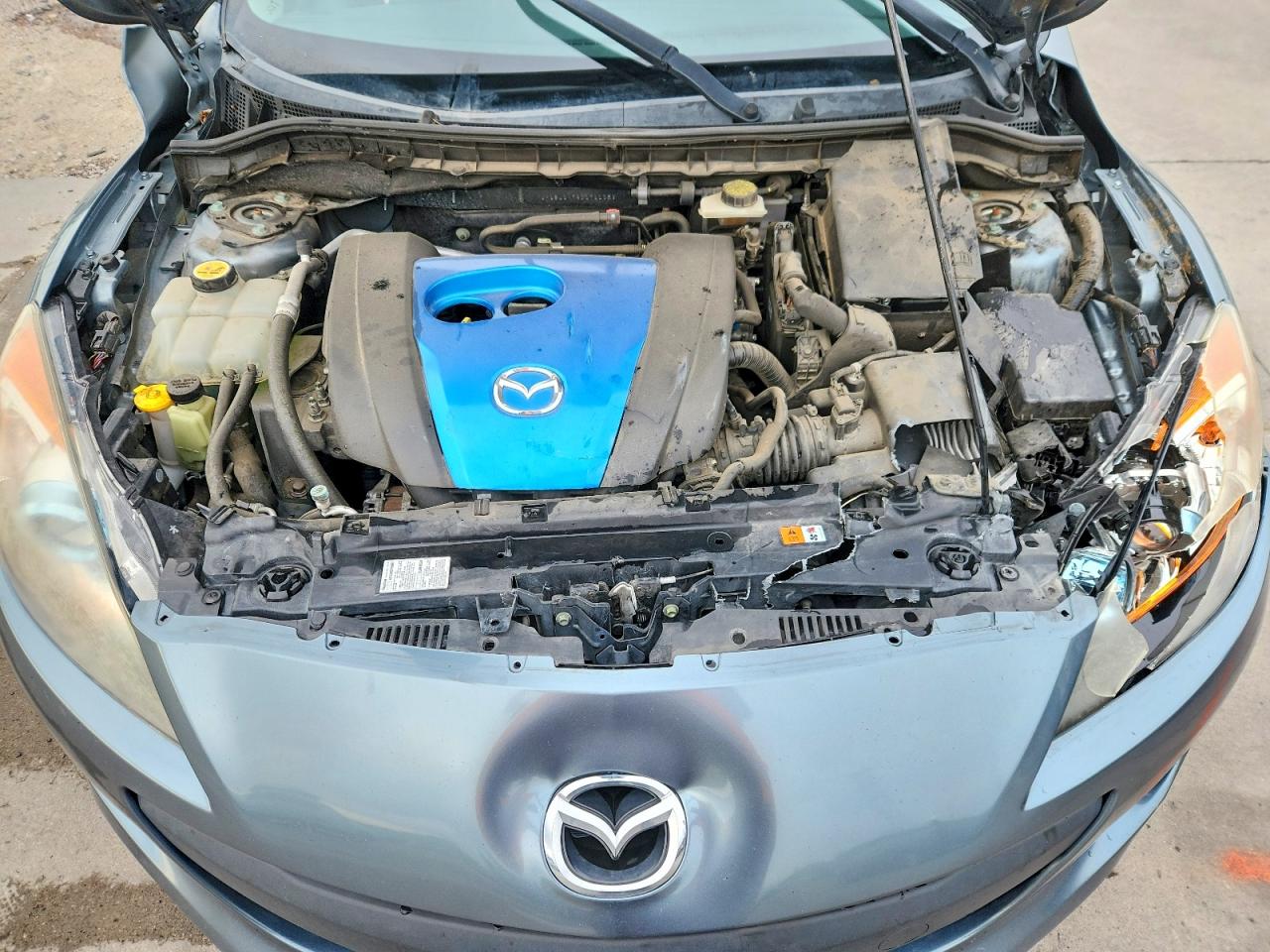 2013 Mazda 3 I Teal vin: JM1BL1V79D1711059