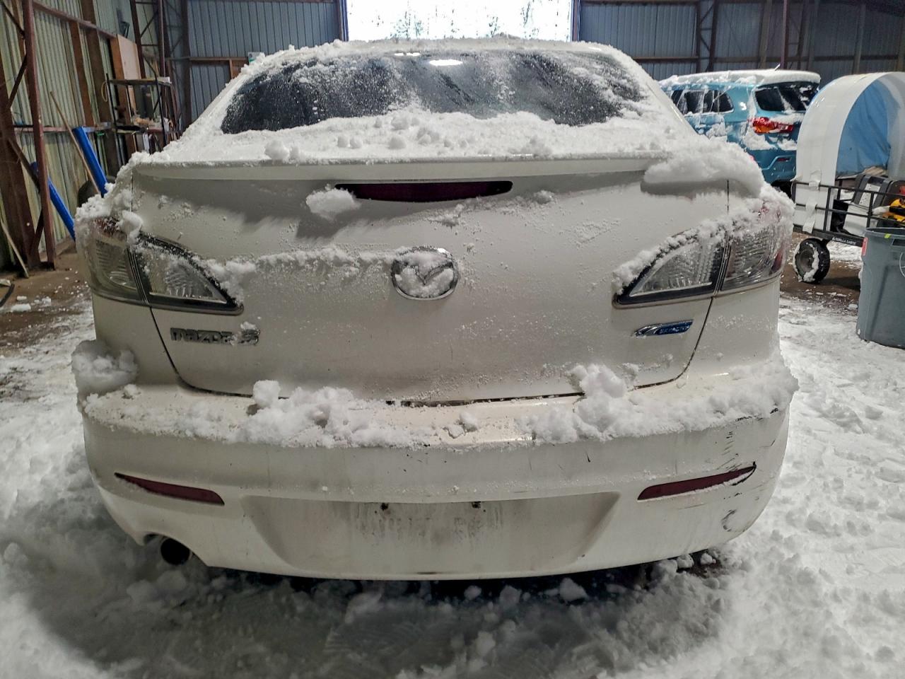 2013 Mazda 3 I White vin: JM1BL1V79D1846185