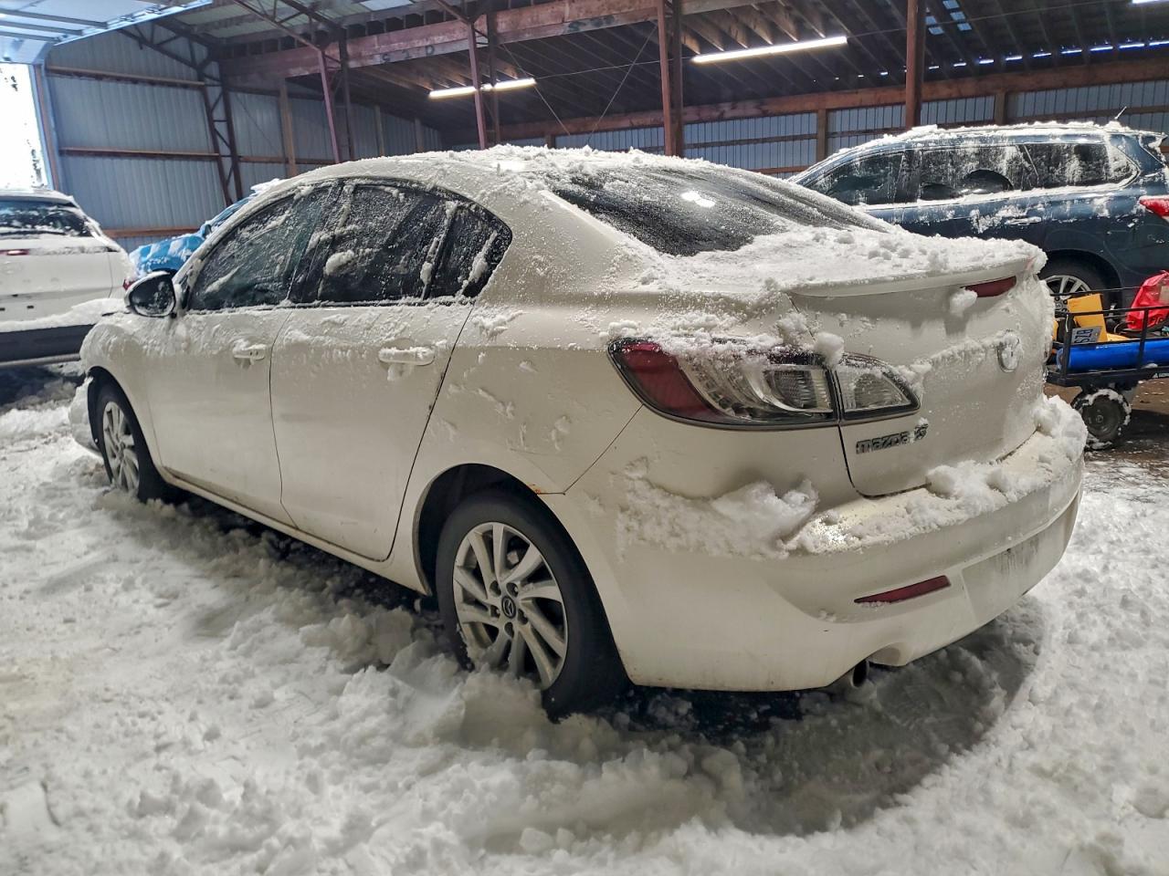 2013 Mazda 3 I White vin: JM1BL1V79D1846185