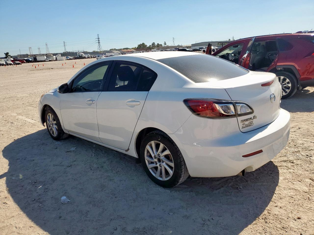 2012 Mazda 3 I White vin: JM1BL1V7XC1567956