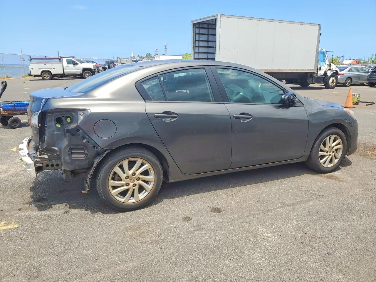 2012 Mazda 3 I Charcoal vin: JM1BL1V7XC1623894