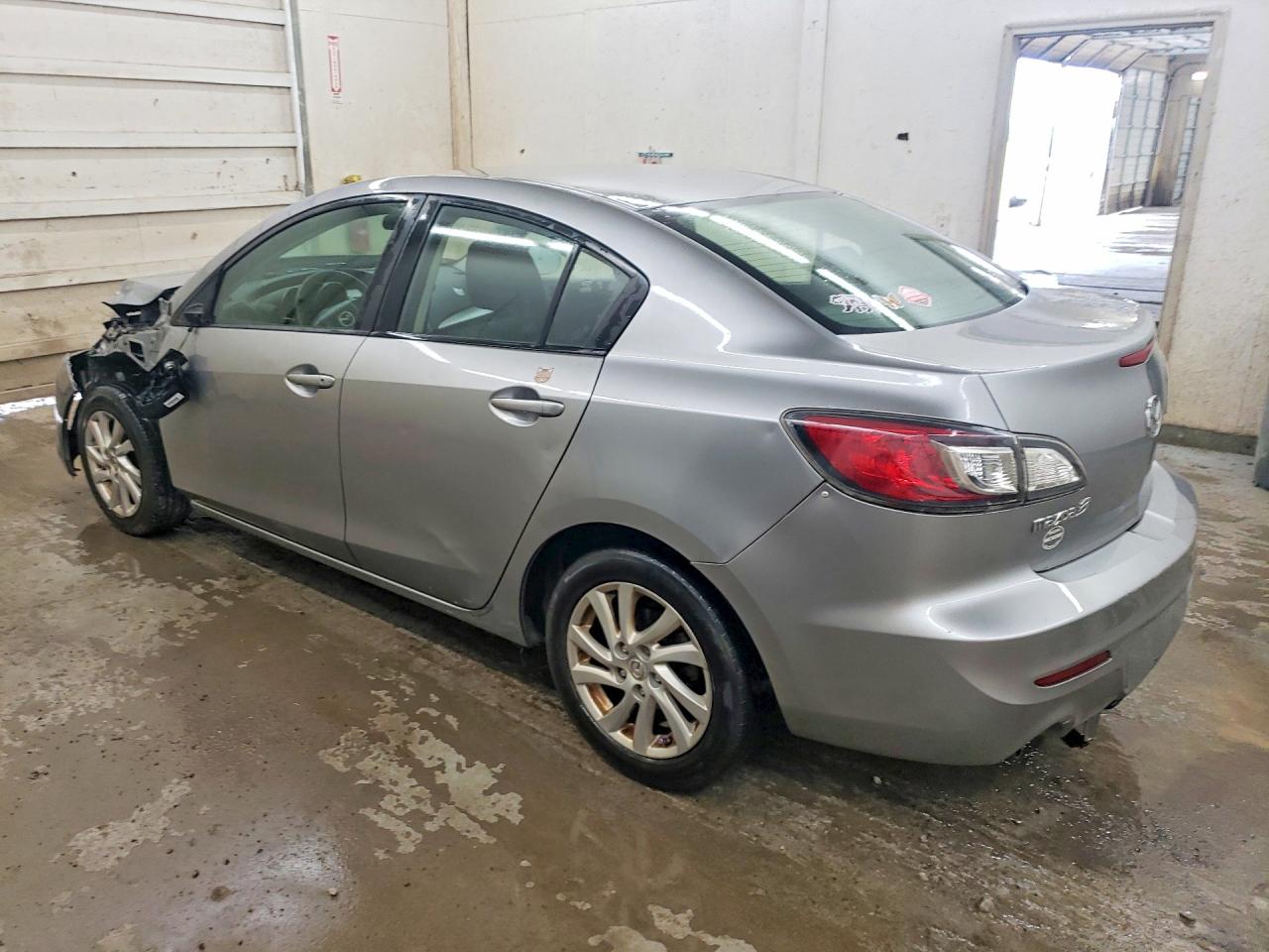 2012 Mazda 3 I Silver vin: JM1BL1V7XC1666826