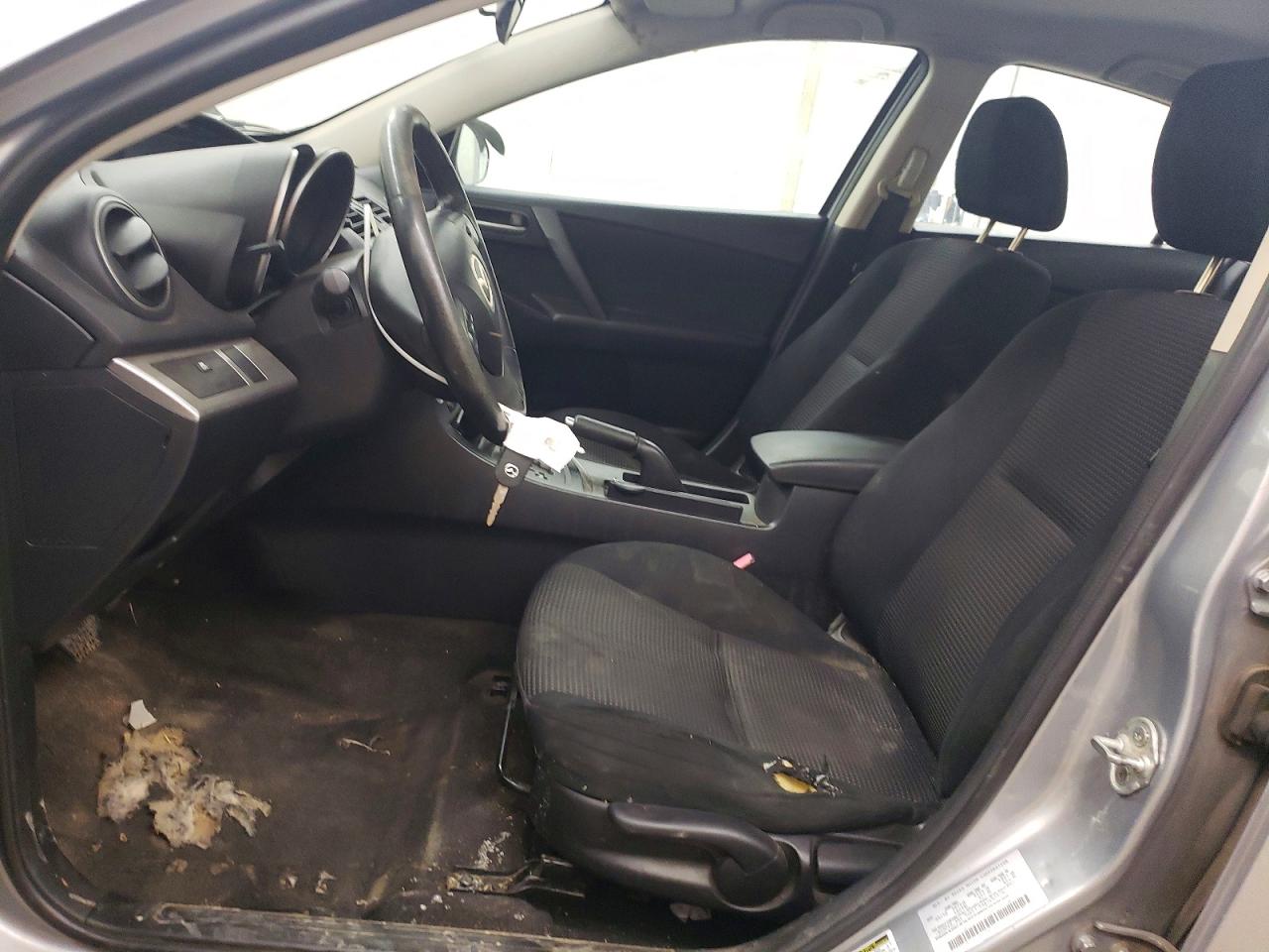 2012 Mazda 3 I Silver vin: JM1BL1V7XC1666826