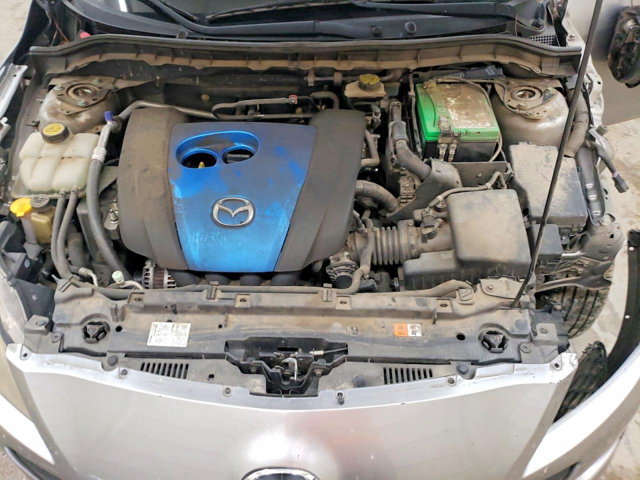 2012 Mazda 3 I Silver vin: JM1BL1V7XC1666826