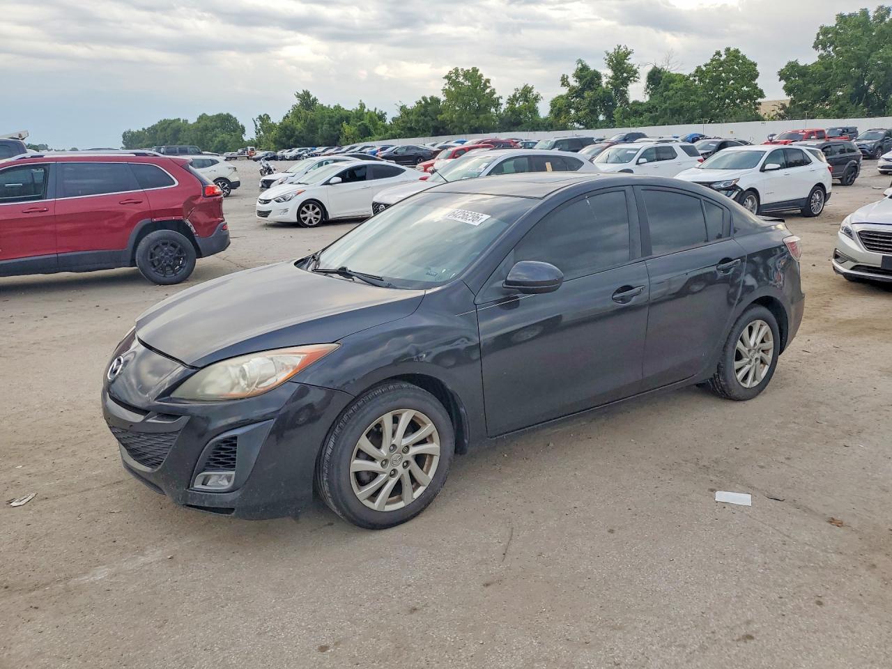 2012 Mazda 3 I Black vin: JM1BL1V7XC1672321