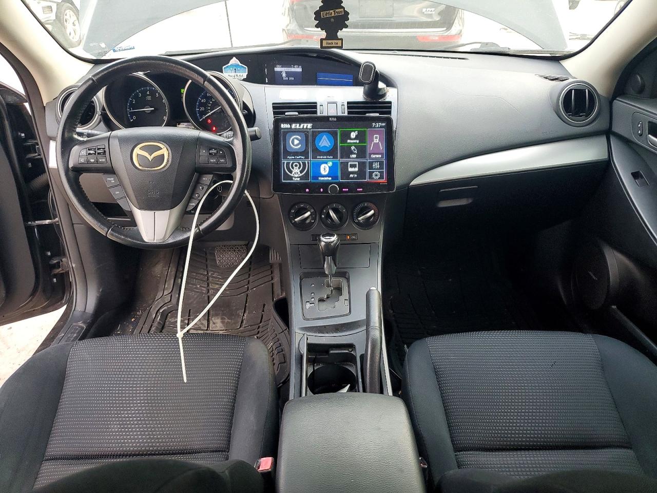 2012 Mazda 3 I Черный vin: JM1BL1V7XC1672321