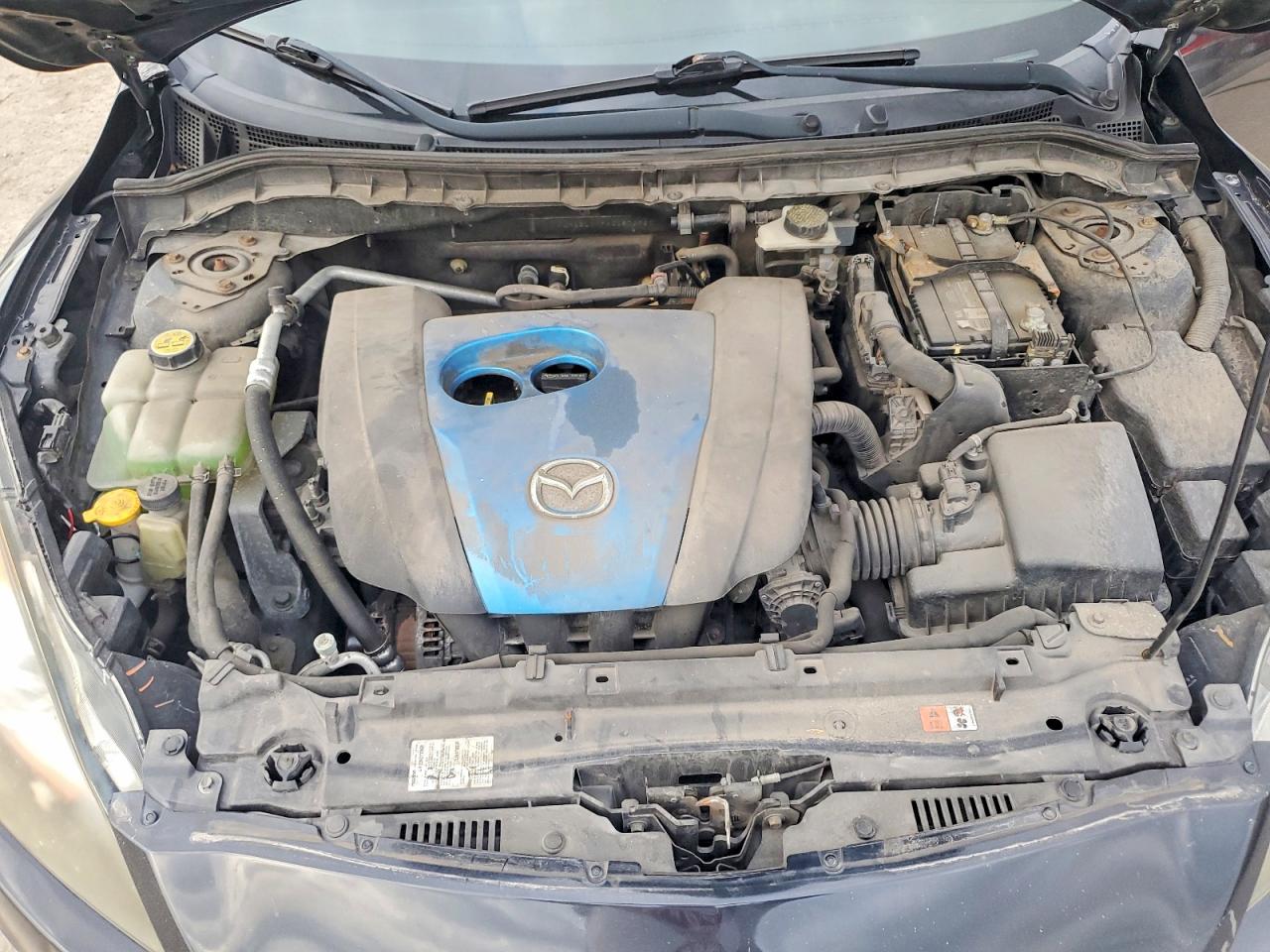 2012 Mazda 3 I Черный vin: JM1BL1V7XC1672321