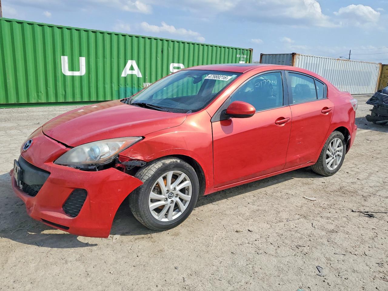 2013 Mazda 3 I Red vin: JM1BL1V7XD1717744